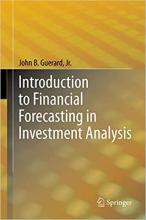 Cover of book "Introduction to financial forecasting in investment analysis" by John Guerard