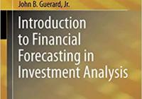 Cover of book "Introduction to financial forecasting in investment analysis" by John Guerard